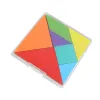 High-quality storage box, wooden tangram puzzle, intelligence puzzle, primary school math teaching AIDS, jigsaw puzzle, children's educational and eco-friendly toys Specification image